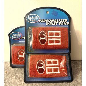 3 Louisville Slugger Personalized Wrist Bands  #3225